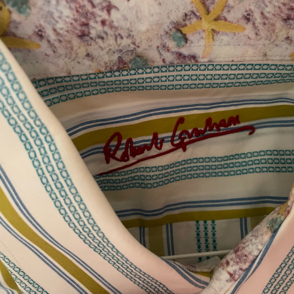 Robert Graham striped button down